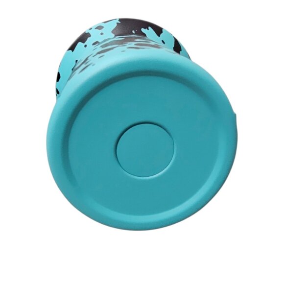 Western Cow Print 40 Oz Stainless Steel Tumbler And Straw New In Box Teal - Picture 7 of 7